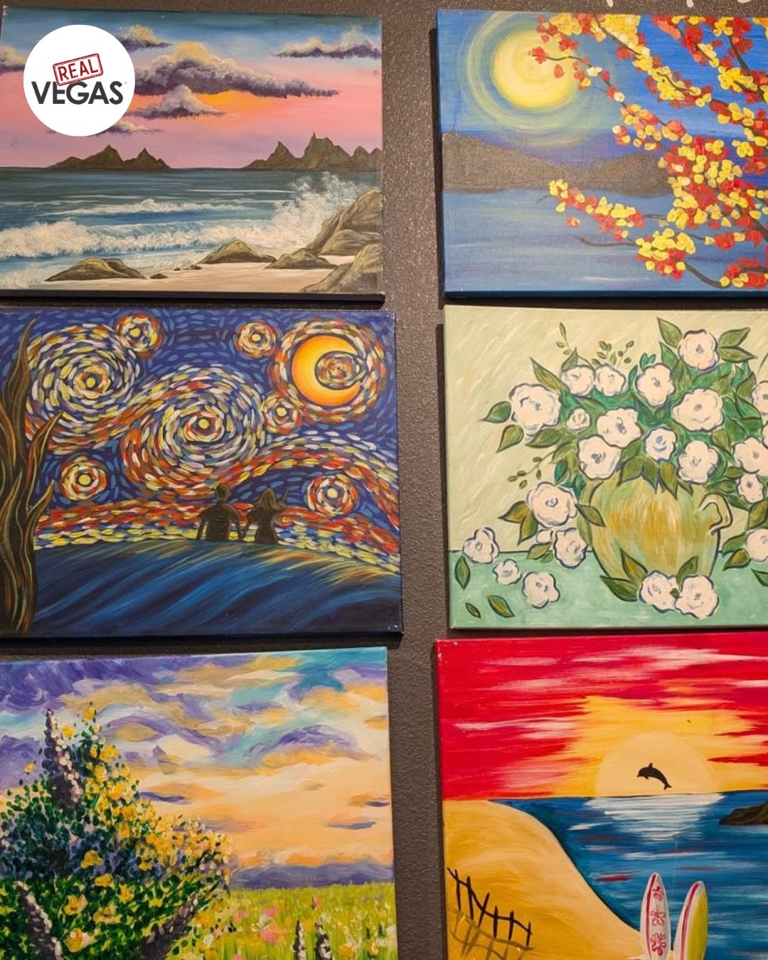 Mixing paints on the palette