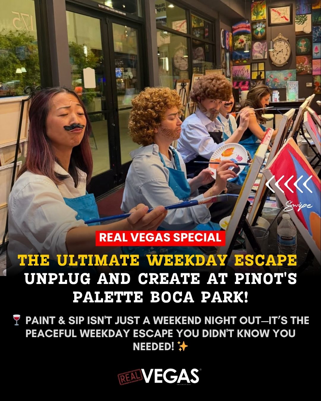 Walking into the studio